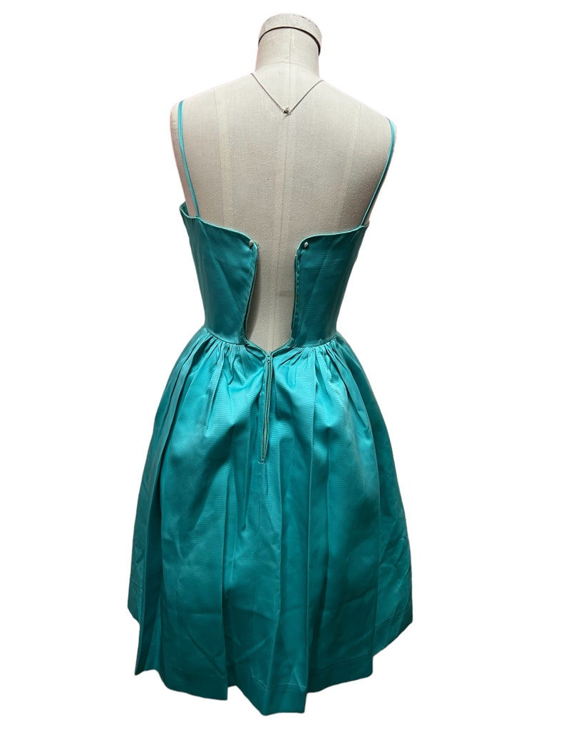 1950's Vintage Lorrie Deb Evening Cocktail Prom Dress Gorgeous